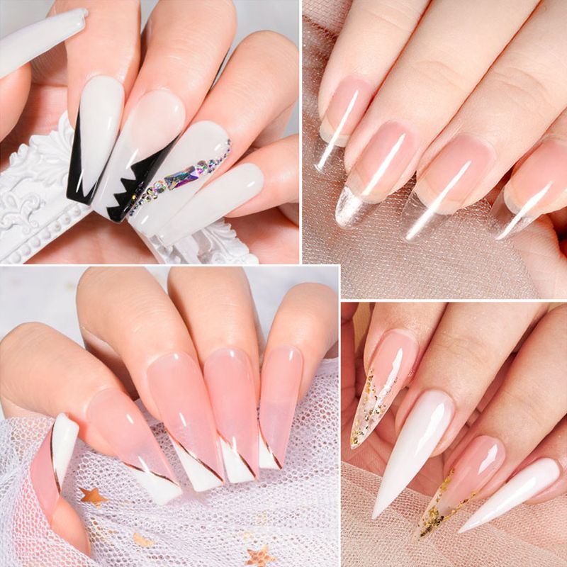 Cola para unhas, cola de cristal para extensão de unhas, cola para fototerapia, cola UV para unhas rápidas, papel para unhas grátis, extensão rápida para salão de beleza dedicado_voghion.com