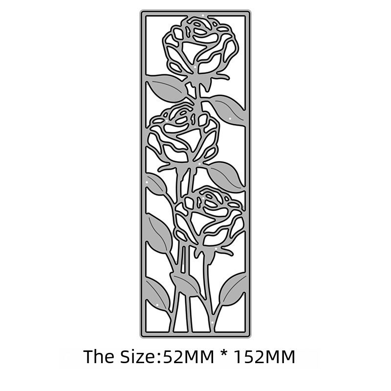 4 Background flower frame metal carbon steel knife die DIY cutting knife die cross-border supply August new 2022_voghion.com