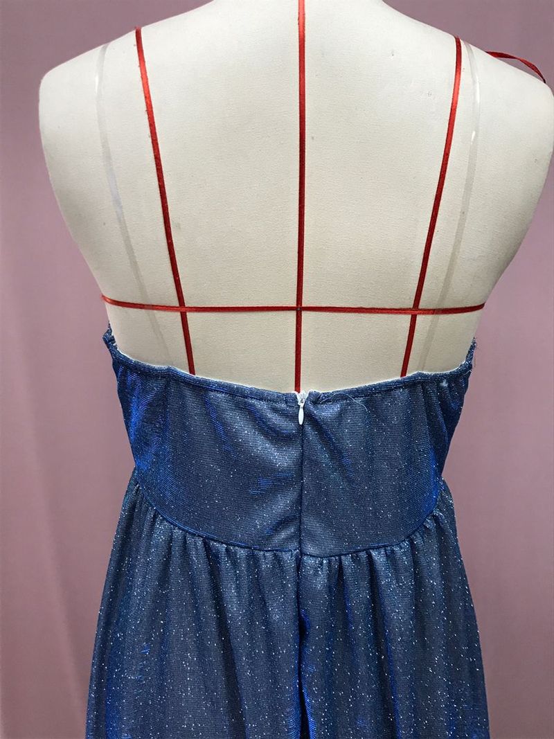 Frauen Kleidung Elegante lange ballkleid frühling neue stil rohr top pailletten abendkleid bankett temperament dünnes kleid weibliche_voghion.com