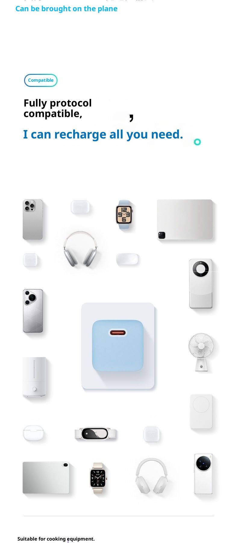 3C Xiaoku Mini Compatible With Charger 16 Pro Max Charging Head Data Cable_voghion.com