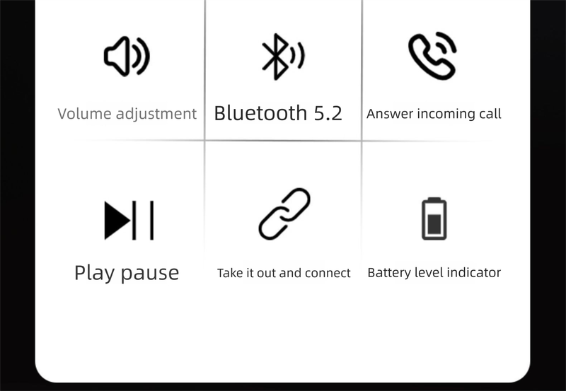 New Private Model F9-5C Wireless Bluetooth Earphones TWS In-Ear Gaming 5.2 Digital Display Dual Ear_voghion.com