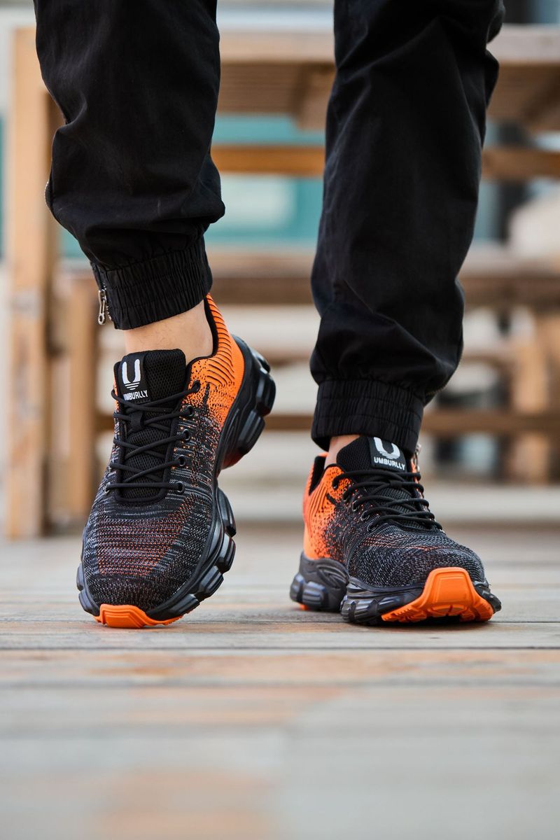 Labor Protection Shoes With Fly Woven Uppers, Lightweight Comfortable Sports Steel Toe Caps For All Seasons, Smashing_voghion.com
