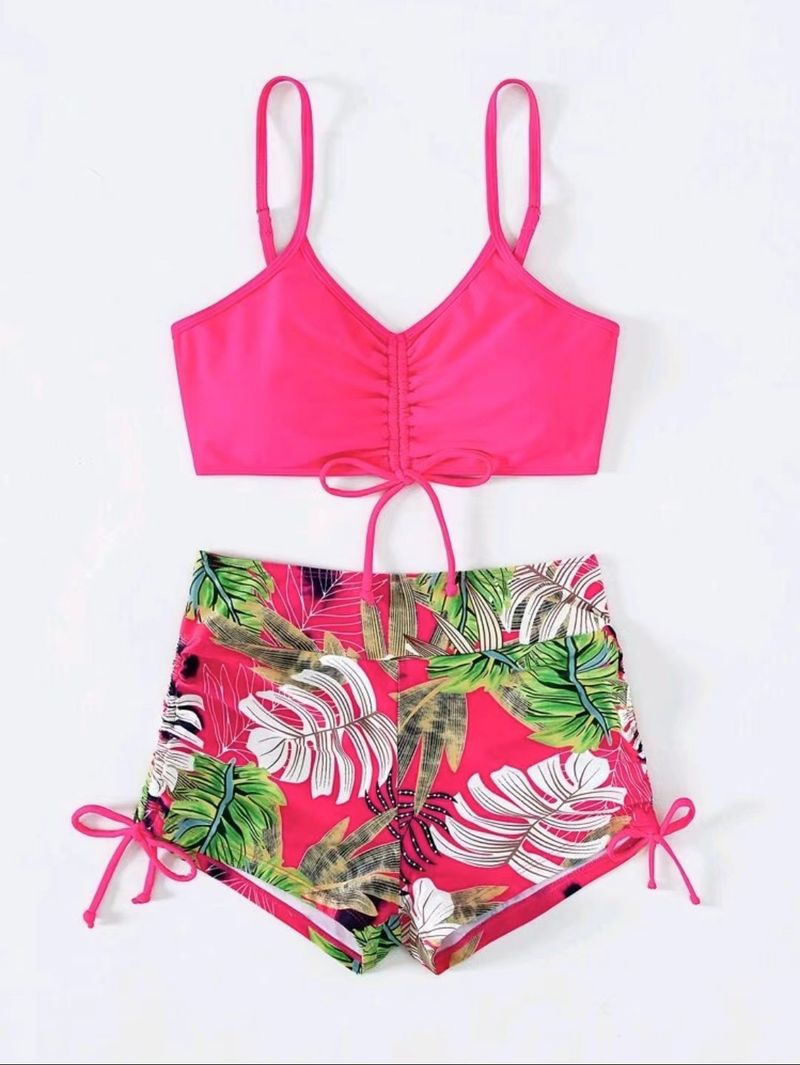 Dames sexy effen kleur veelkleurige hoge taille bikini damesbadpak fabrikant groothandel_voghion.com