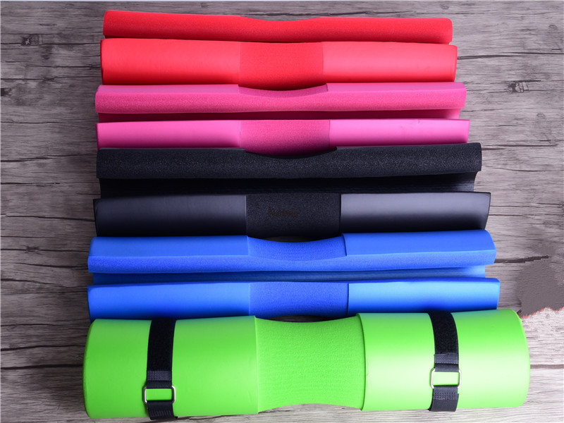 Spallacci per bilanciere tozzo fitness, manica protettiva per ponte dell'anca per sollevamento della forza, imbottitura in spugna per il collo_voghion.com