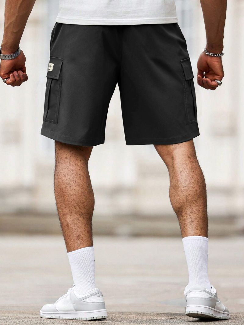 Pantalones cortos de verano para hombre, modernos, estilo americano, finos, holgados, informales, rectos_voghion.com