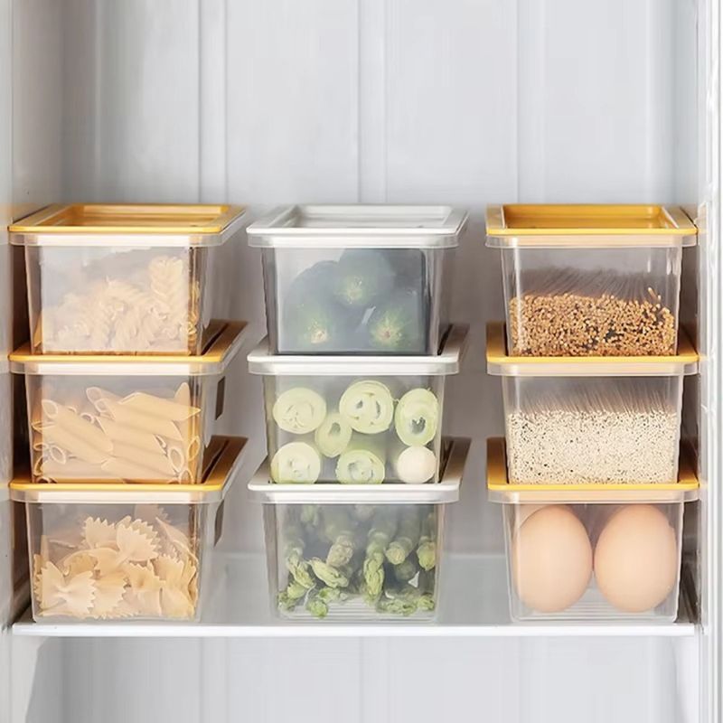 Pasta Storage Container 2kg - Large Capacity Fresh-Keeping Airtight Pantry Organizer For Spaghetti Kitchen Storage_voghion.com