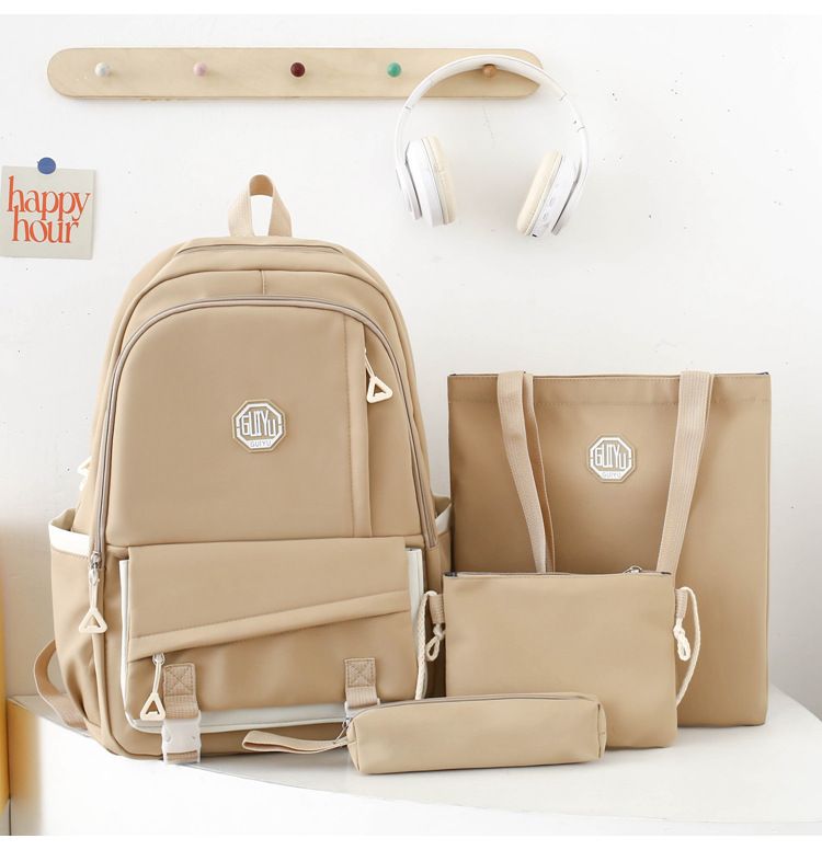 Kids Backpacks Large Capacity Backpack New Primary And Secondary School Students' Schoolbag Forest Style Small Fresh Campus Lightweight Schoolbag_voghion.com