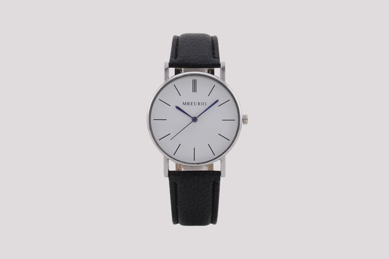 Nordic minimalist fashionable large dial men and women, car strap watch for students_voghion.com