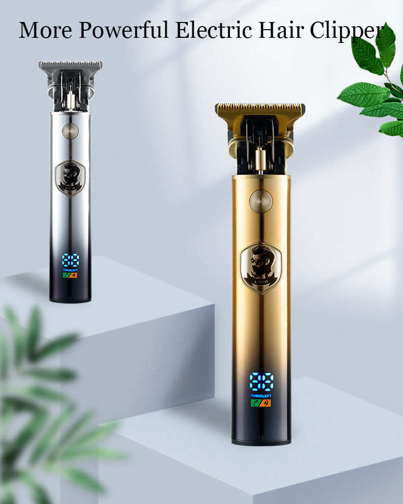 Nuovo tagliacapelli da uomo ricaricabile con display LCD elettrico per tagliare i capelli_voghion.com