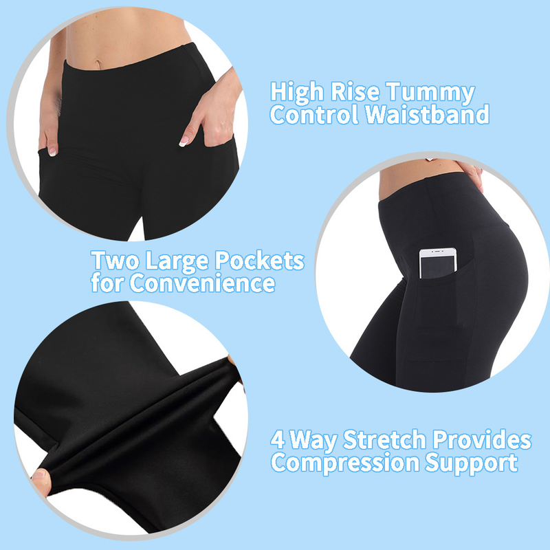 fluwelen legging met zakken voor dames, buikcontrole met hoge taille, warme fluwelen yogabroek voor workouts_voghion.com