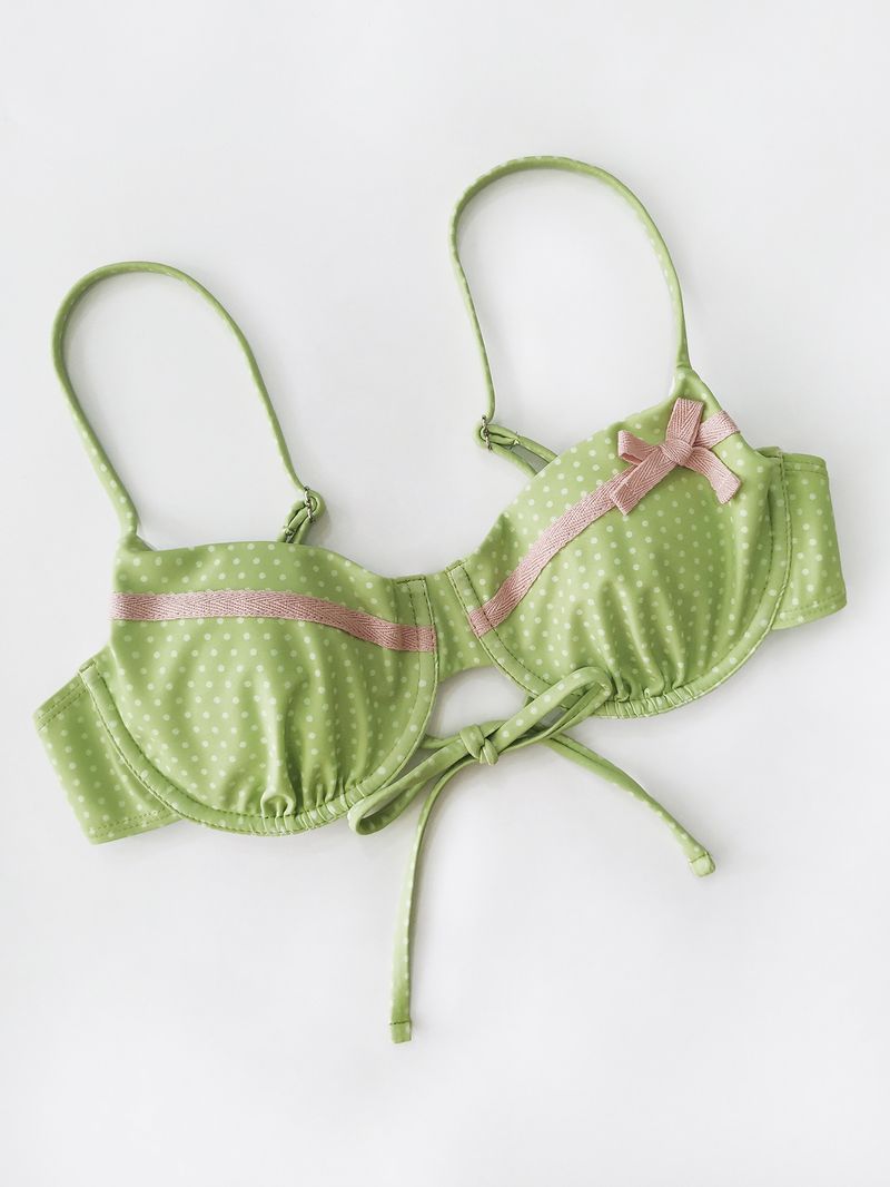 Costume da bagno da donna con spalline regolabili, grazioso set bikini_voghion.com