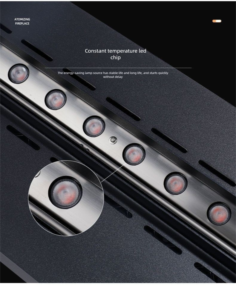 Home 3D Atomized European Style Embedded Electronic Fireplace Simulated Flame Internet Celebrity TV Decorative Cabinet_voghion.com