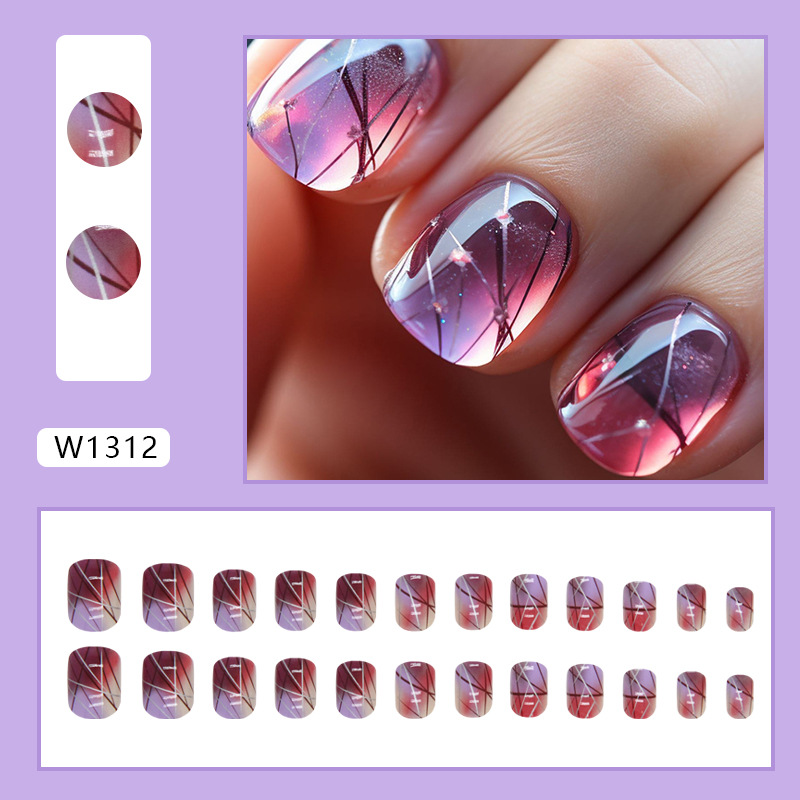 Sigillo in vetro corto Halo Dye Ice Trasparente Sbiancante estivo Pannello per unghie in stile Instagram con armatura_voghion.com
