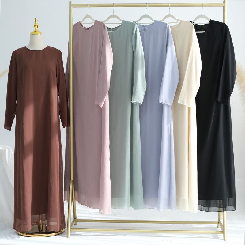 Damenbekleidung Encounter Elegantes Chiffon-Zweiteiler-Set mit Falten_voghion.com