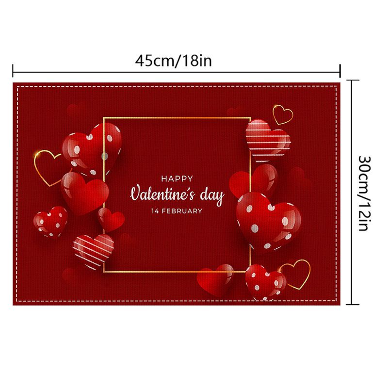 Keten Masa Örtüsü 4'lü Set - Noel, Bağımsızlık Günü ve Günlük Kullanım İçin Isıya Dayanıklı ve Çevre Dostu Yemek Örtüleri_voghion.com