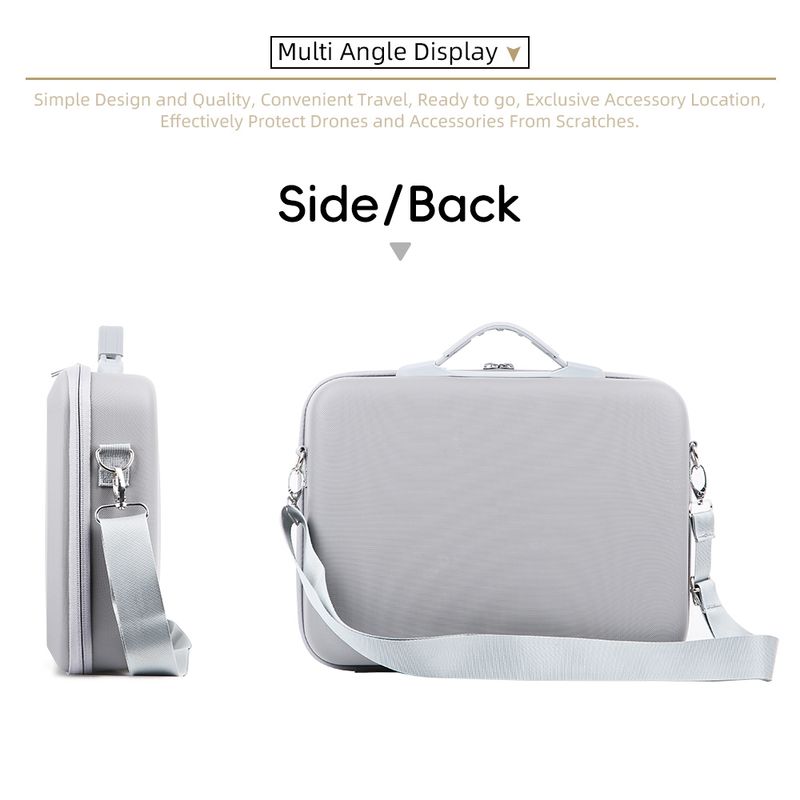 Shoulder Bag Large Capacity Portable PU Leather Storage Box For DJI Mini 5 Pro Drone RC 2/RC-N3 Remote Controller Kit_voghion.com