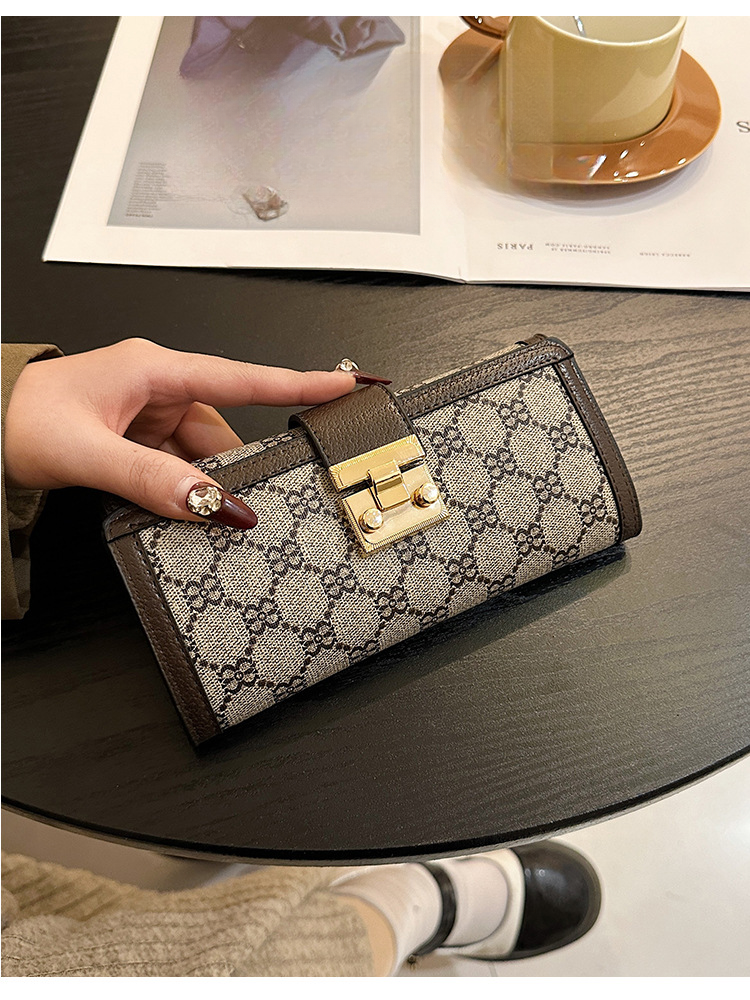 Portafoglio lungo classico corto da donna 2025, porta carte multi-slot, versatile pochette_voghion.com