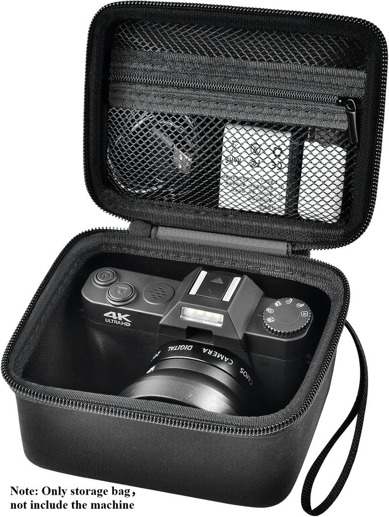 Vlogging Camera Case Compatible With Duluvulu/for VJIANGER/for JGIPL/for TEBNGIHNM 4K Digital Cameras For YouTube Box_voghion.com