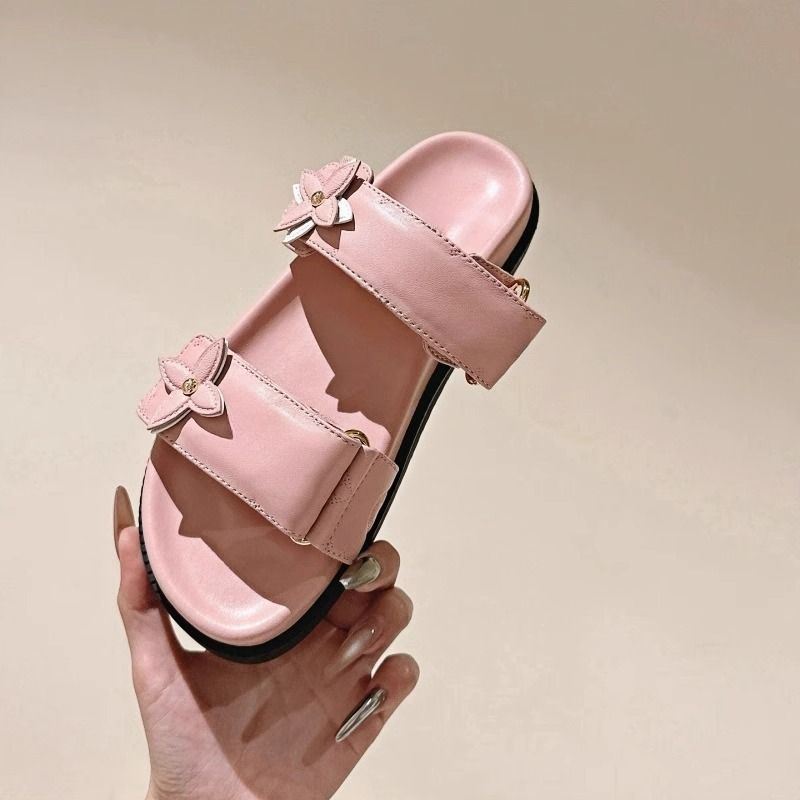 Sandali gladiatore romani piatti con cinturino in metallo regolabile e fibbia a strappo floreale per donna_voghion.com