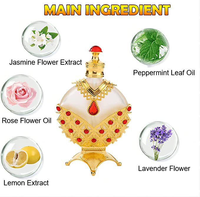 New Arabian Parfum Ulei de parfum concentrat de aur pentru femei Hareem Al Sultan Parfum universal cu feromoni de lungă durată 12 ml/35 ml_voghion.com