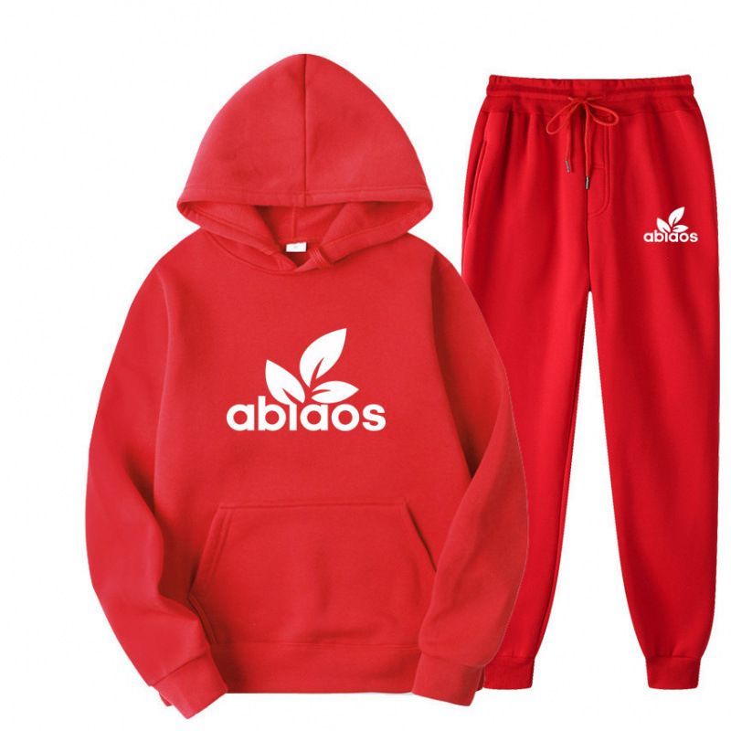 Felpa con cappuccio spessa invernale per uomo, stile coreano, jogger, sportivo, casual, da uomo, due pezzi_voghion.com