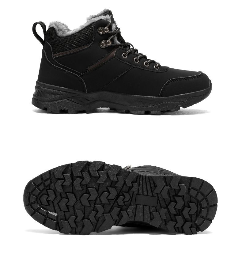 Winterschuhe aus Baumwolle, warme Herren-Schneestiefel, Outdoor-Wander- und Bergsteigerschuhe, kältebeständige Winterstiefel_voghion.com