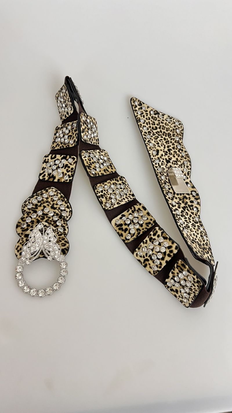 Cintura elastica con strass da donna, per abiti e cappotti_voghion.com
