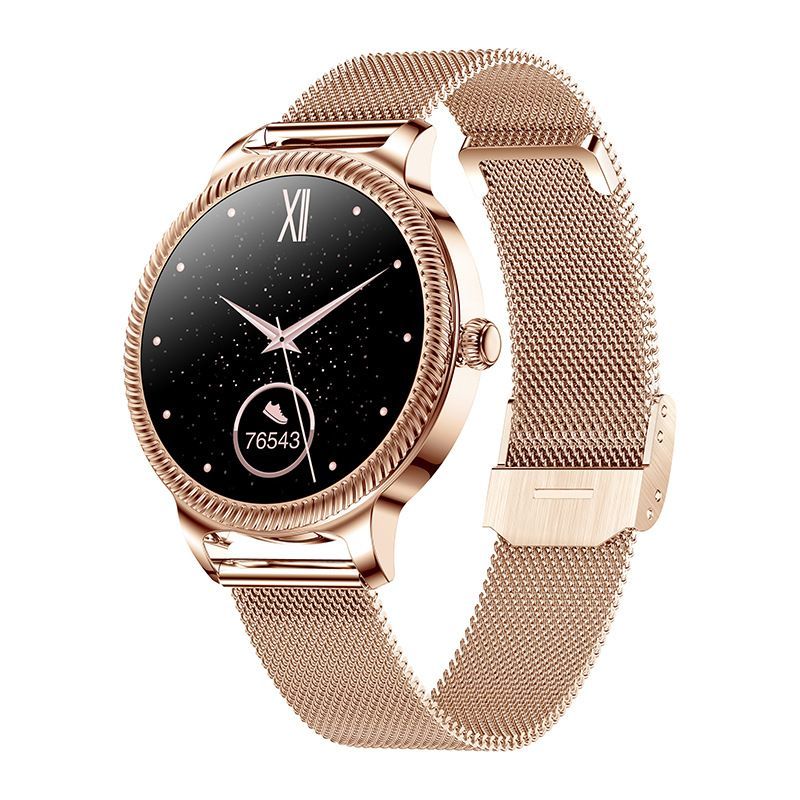 Montre connectée AK38 pour femme, bracelet Bluetooth avec moniteur de fréquence cardiaque et de sport_voghion.com