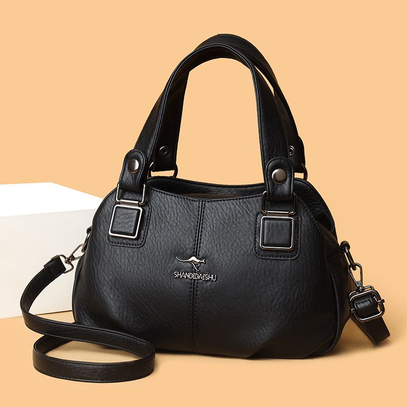 Borsa a tracolla multiscomparto, semplice, di grande capacità, da donna, stile 2025_voghion.com