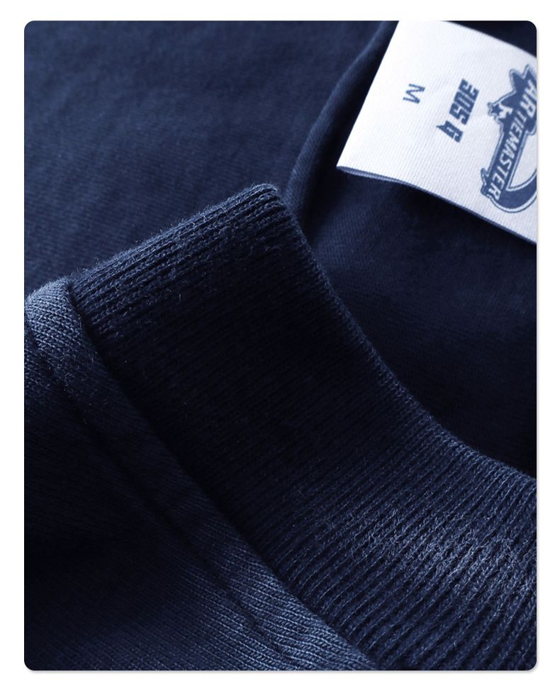 Amerikaanse stijl Gebroken kraag Losse rand Spray Dye Oud Retro Waswater Korte mouwen T-shirt Heren_voghion.com