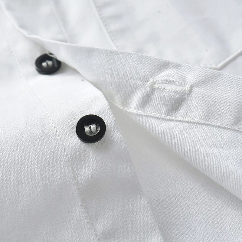 Children's Spring and summer new boys' suit lapel short-sleeved white shirt dress houndstooth plaid overalls shorts_voghion.com