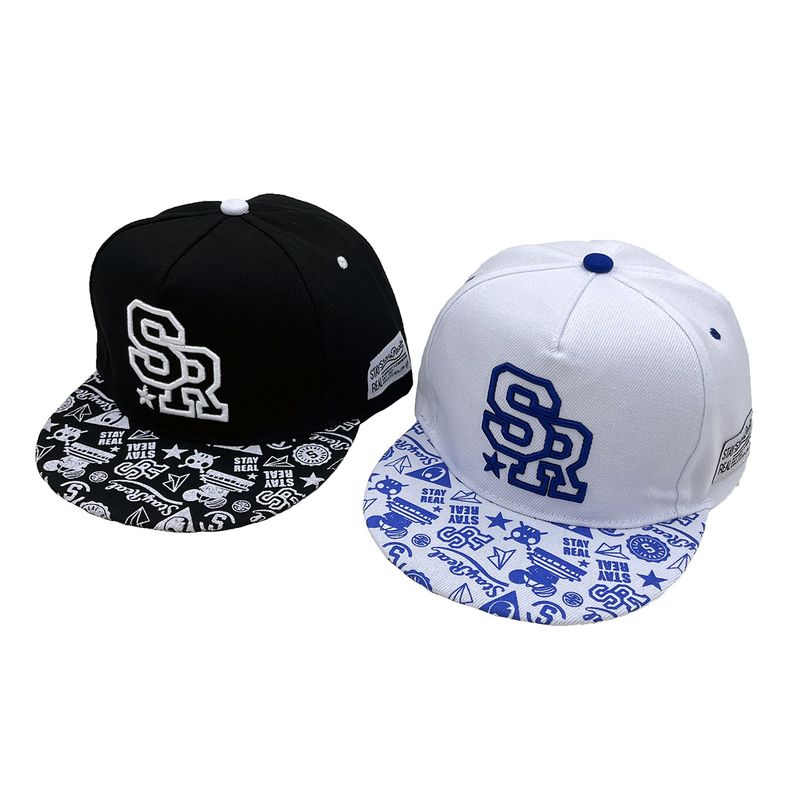 Herrenhüte Baseballmütze mit flacher Krempe und Buchstaben, trendige Graffiti-Krempe, Sommer-Streetdance-Hip-Hop-Mütze, Sonnenschutz für den Außenbereich, Entenschnabelkappe_voghion.com
