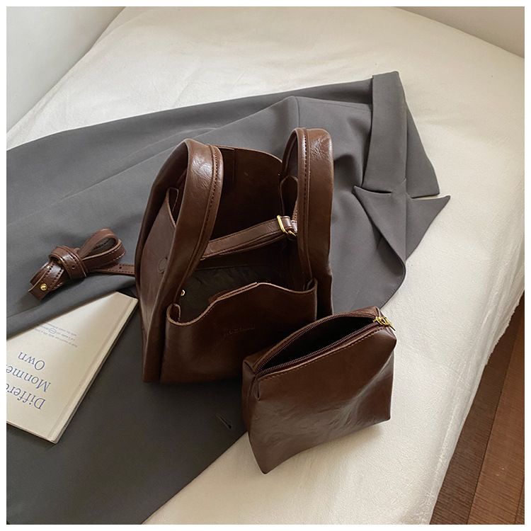 High-End für Frauen 2025 Neue Herbst Winter Handheld Korb Vielseitig Crossbody Eimer Kleine Einkaufstasche_voghion.com