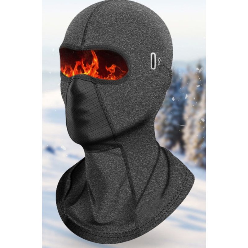 Buitenfietsen Warme motorhelm Capuchon Fleece Winddicht Nekwarmer Koudebescherming Gezicht Skimasker Winter_voghion.com