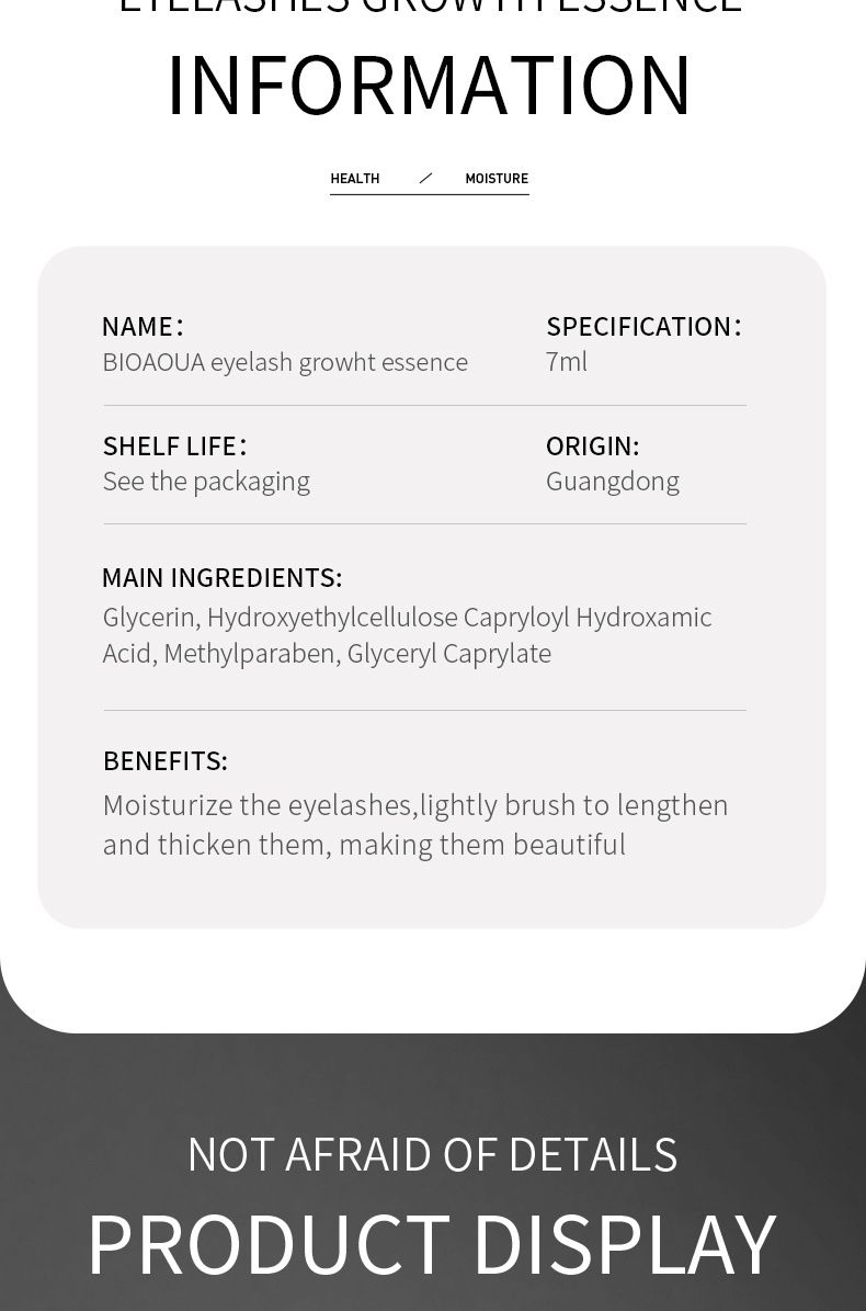 BIOAOUA Langthening Eyelash Liquid Lengthening Thick Curling Mascara_voghion.com