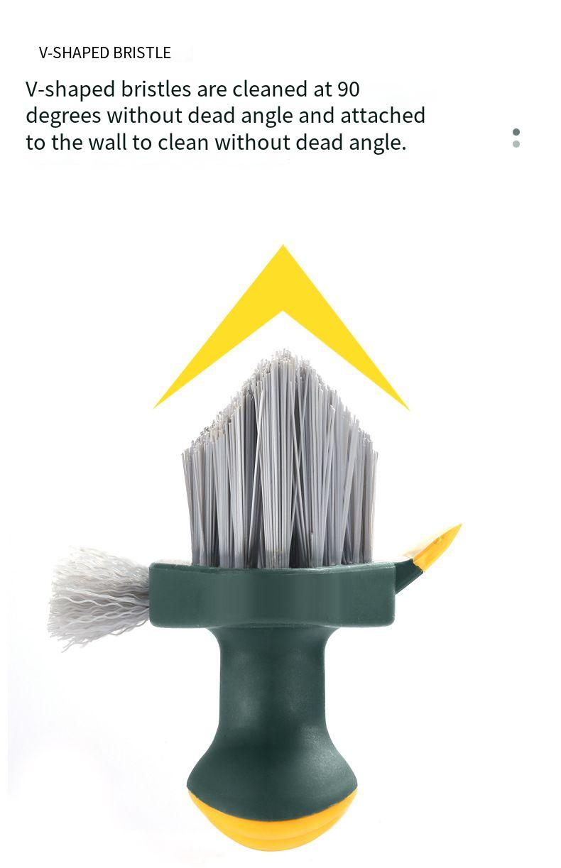 Household Multi-Functional Floor Scraper Integrated Bathroom Corner Gap Toilet Cleaning Brush_voghion.com
