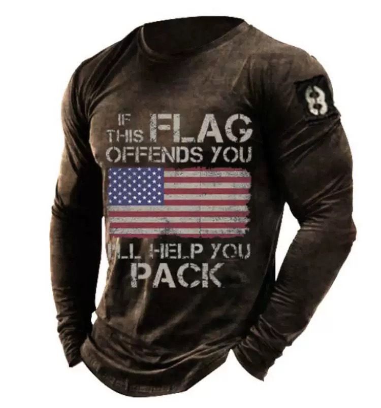 Maglietta a maniche lunghe con stampa di carte da gioco casual da uomo, maglietta a maniche lunghe primaverile e autunnale per uomo_voghion.com