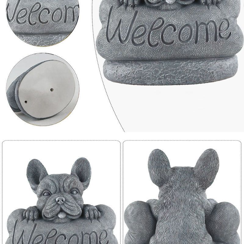 Nuovo cartello stradale con indicatore di benvenuto per cuccioli da giardino, decorazione per prato e cortile_voghion.com