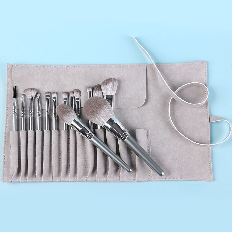 Beauty Essentials Nieuwe 14 stuks make-upkwasten met houten handvat Chujian Cangzhou make-upkwastenset Beauty Tools Make-upkwast Spot_voghion.com