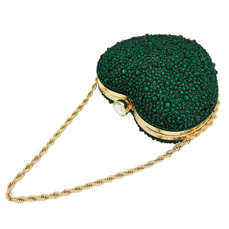 Borsa da sera con tracolla a forma di cuore, con diamanti, stile alla moda_voghion.com