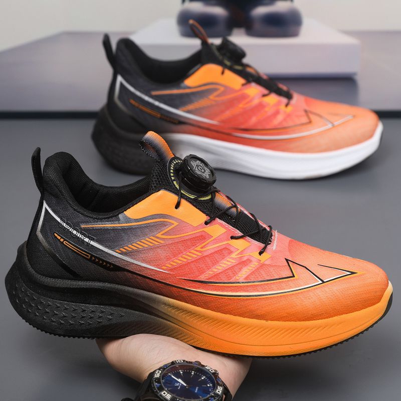 Men's Ice Silk Mesh Breathable Sh, Summer Anti Slip And Shock-absorbing Ultra Light Rotating Button Trendy Running_voghion.com