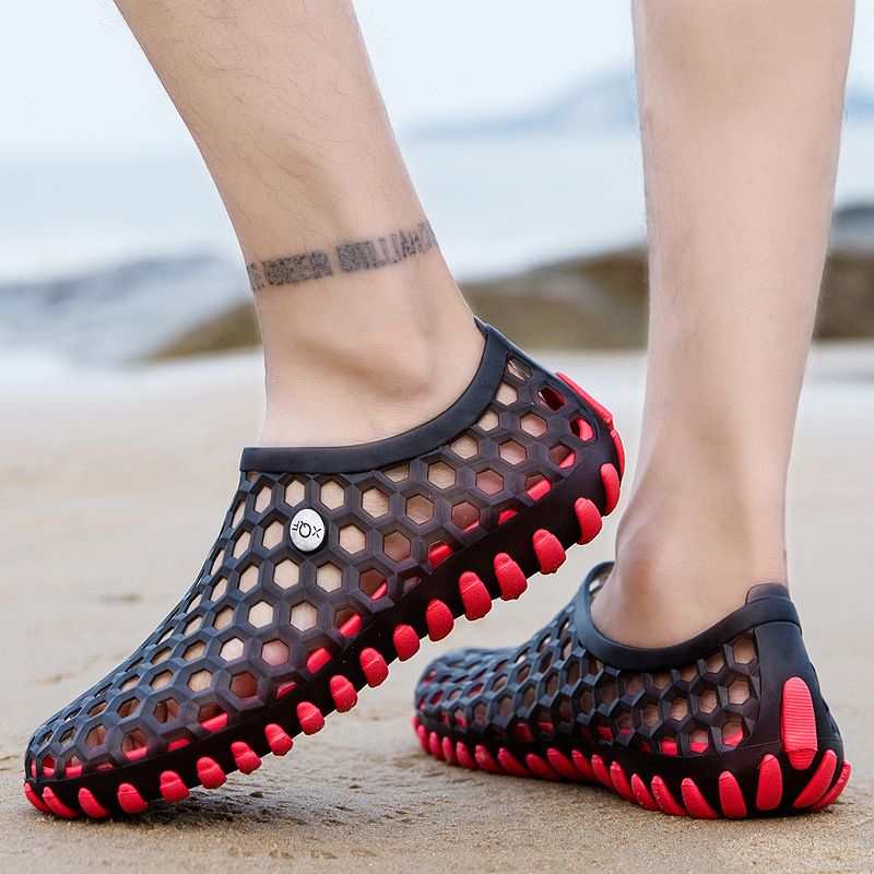 Dongdong 2025, nuove scarpe da spiaggia estive da uomo, tendenza moda, sandali Baotou con suola morbida da indossare all'esterno_voghion.com