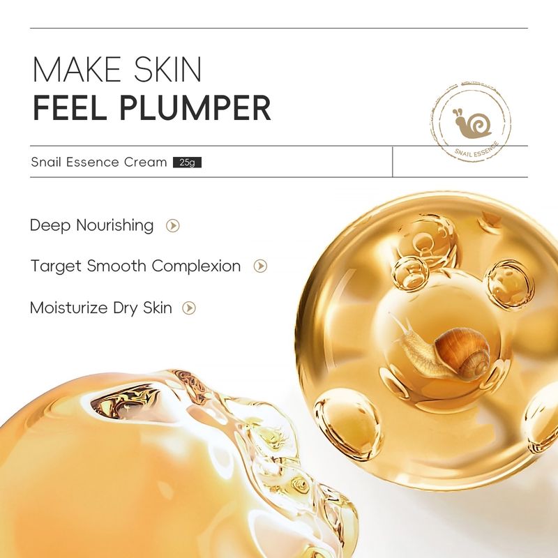 Emulsione Crema all'Essenza di Lumaca 25g Prodotti Idratanti per la Cura della Pelle_voghion.com