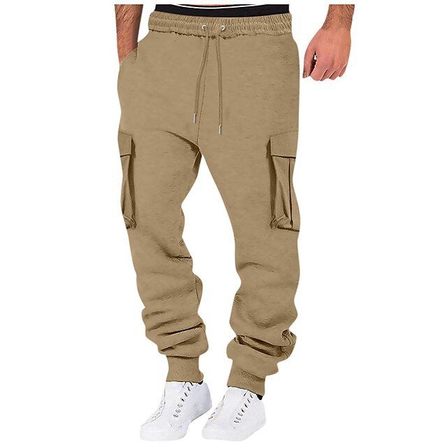 Men’s Retro Casual Pants – Loose Straight Fit, Versatile & Comfortable Sweatpants_voghion.com