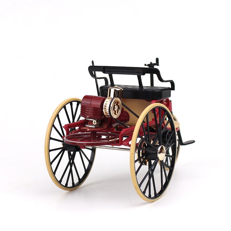 Novi 1:12 simulacijski retro legirani trokotačni klasični automobil kolekcija modela poklon igračka za odrasle ukras_voghion.com