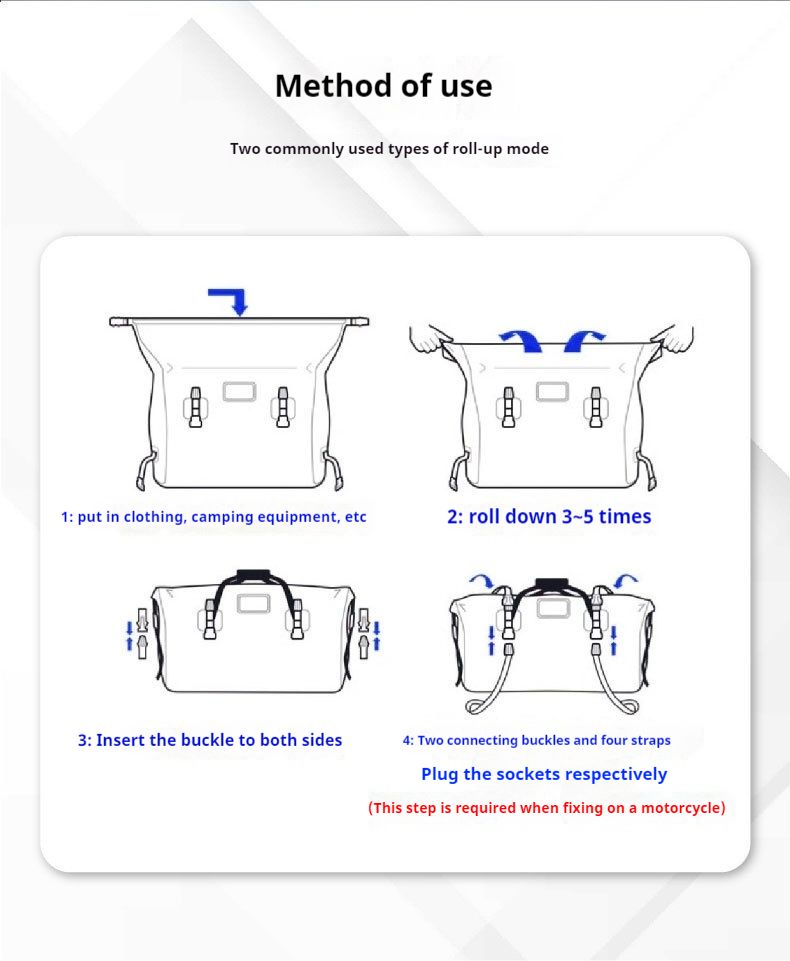 Motorcycle bag, waterproof beach, large capacity tail bag, motorcycle travel, riding, pack, charter flight
Car dealership luggage_voghion.com