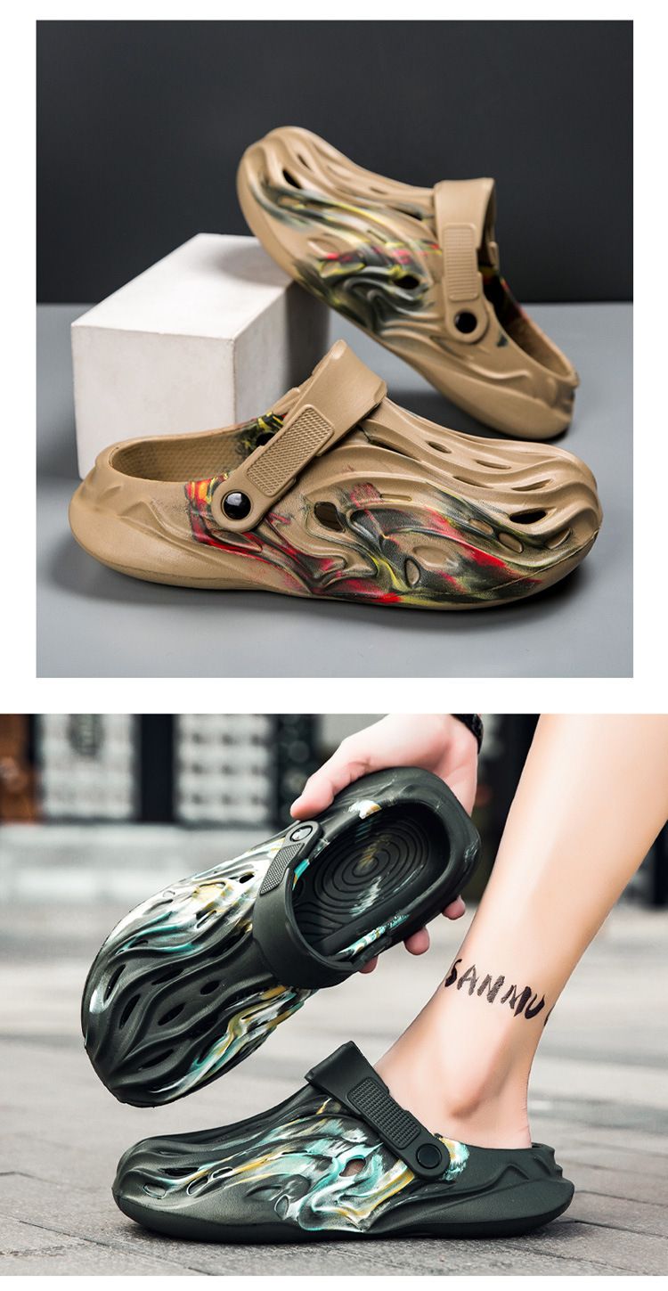 Men's Non-slip Wear Sports Sandals For Beach Slippers_voghion.com