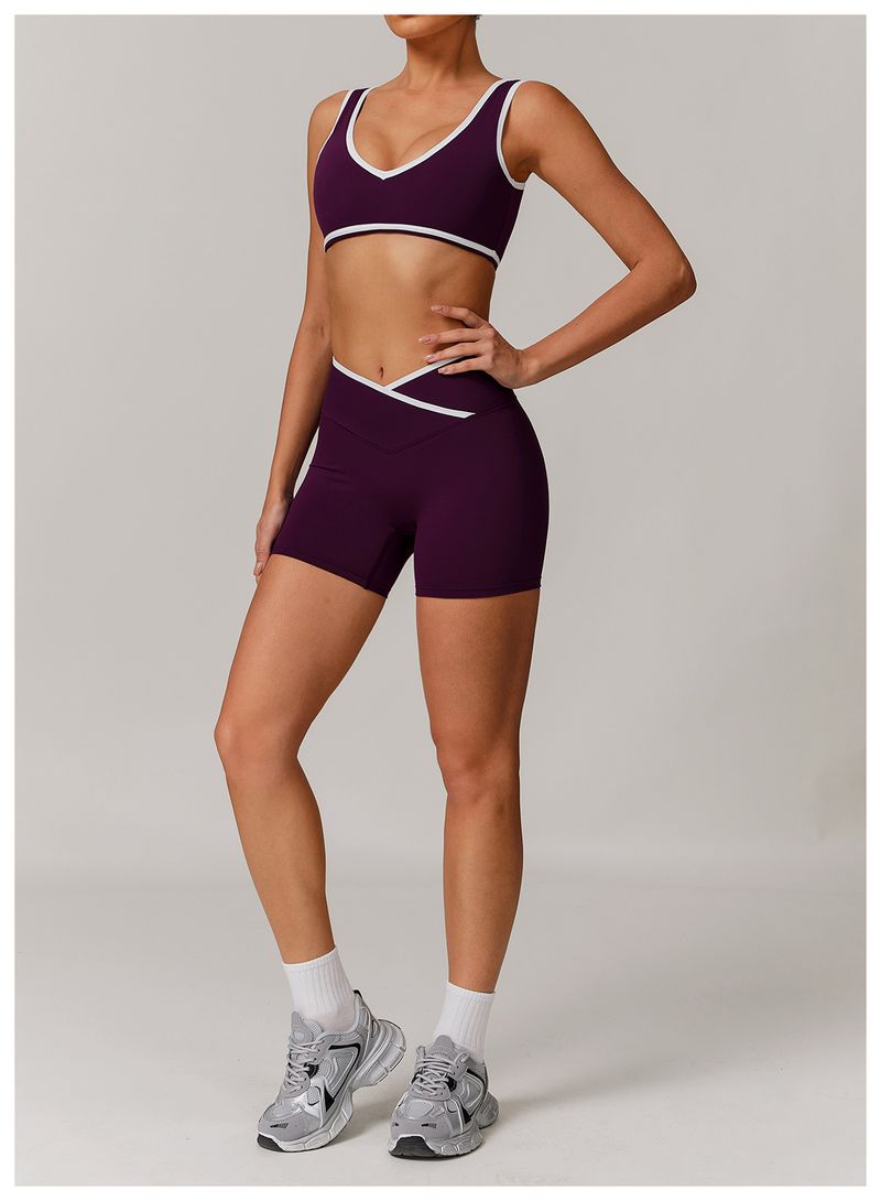 High Waist Yoga Shorts For Women - Seamless Naked Feel Squat Proof Gym Workout Shorts With Peach Lift Design_voghion.com