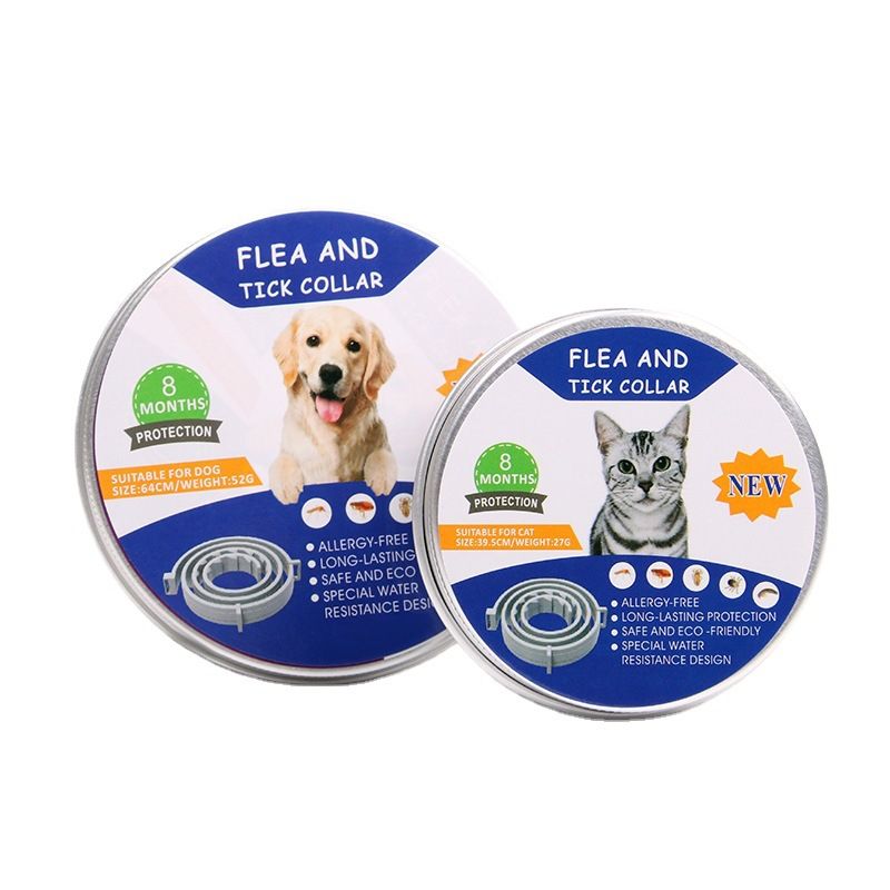 Pet Adjustable Dog Cat Anti-Lice Flea Tick Deworming Collar_voghion.com