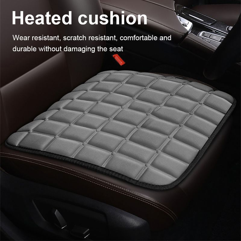 12V Cover 3 Gear Adjustable Temperature Electric Heating Pads Heated Car Cushion Winter Seat Warmer_voghion.com